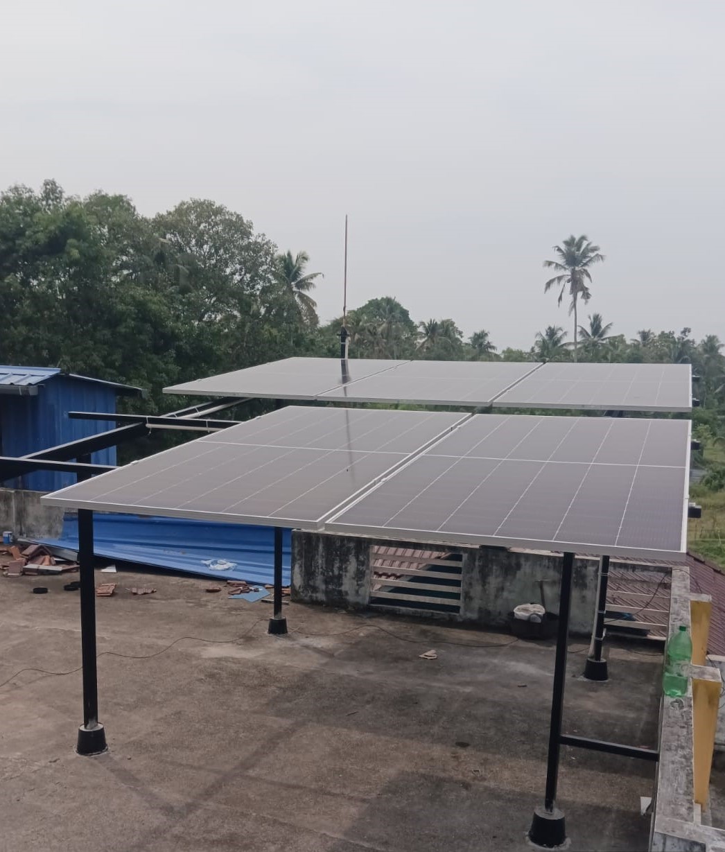 Sathya Dineshan — Alappuzha · 3 kW സോളാർ ഇൻസ്റ്റാളേഷൻ